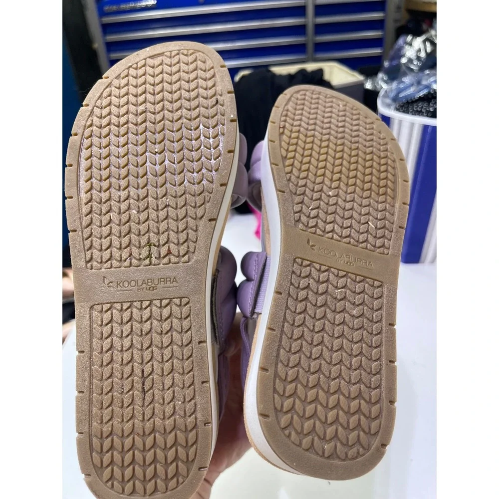 Koolaburra by UGG Womens Lilac Purple Padded Platform Slingback Sandals 8